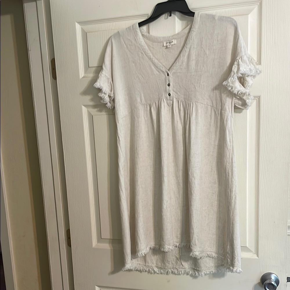 Umgee Women's linen dress Med